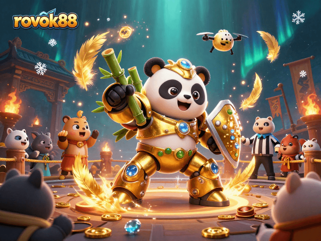 rokok88 promotes dynamic gaming with engaging visuals in an animated casino scene.