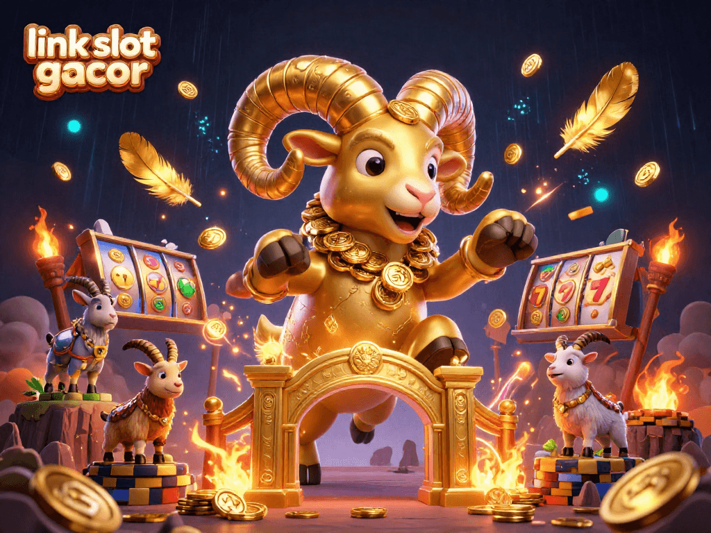Spin to win at link slot gacor with golden ram as the ultimate jackpot symbol!