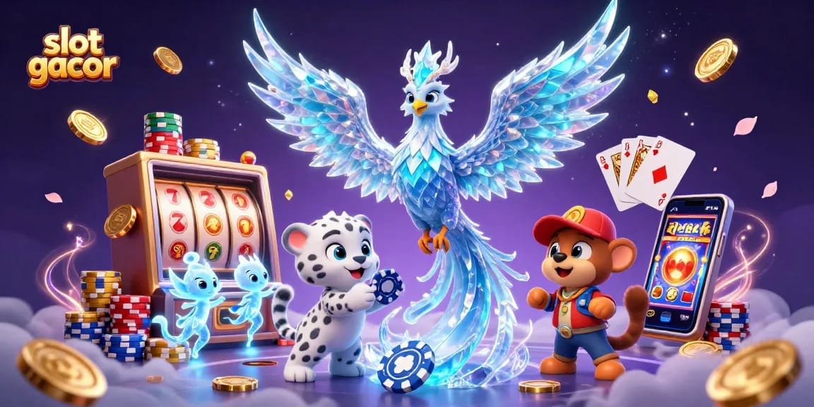 Experience thrilling slot gacor gameplay with vibrant elements in an enchanting 3D scene.
