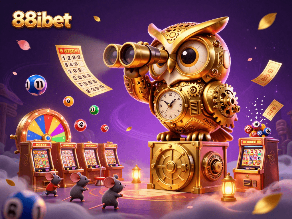 Engage with vibrant lottery excitement at 88ibet with dynamic colorful elements surrounding players.