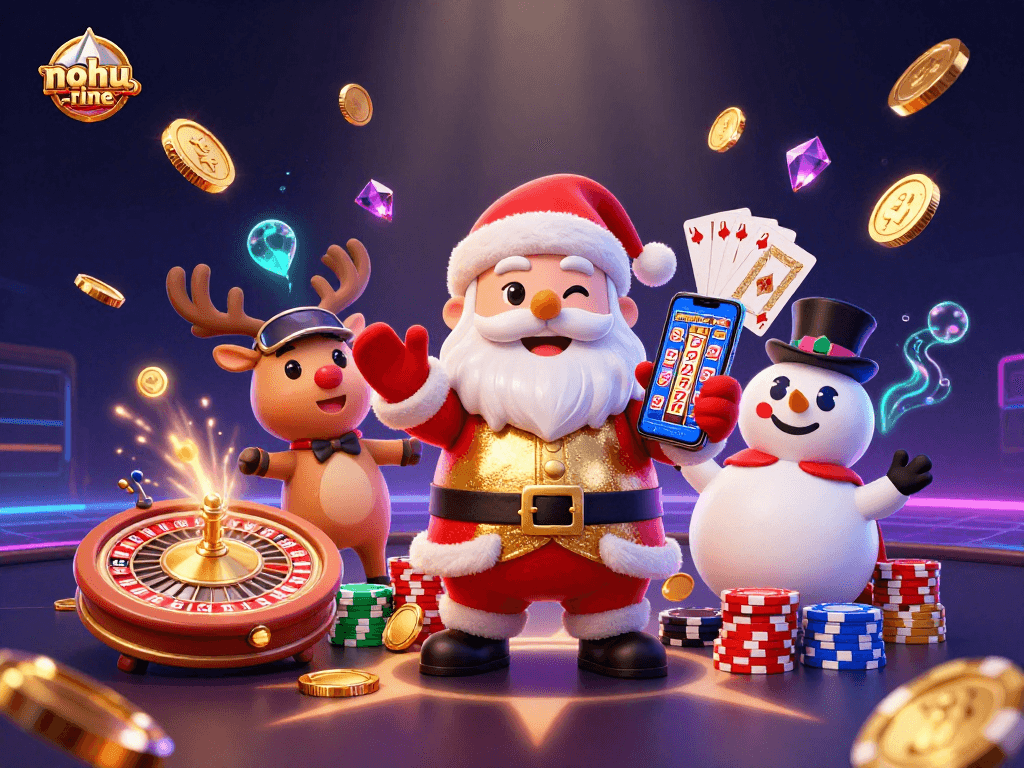 Join Santa and friends in a dazzling nohu-nine casino adventure with jackpots and fun!