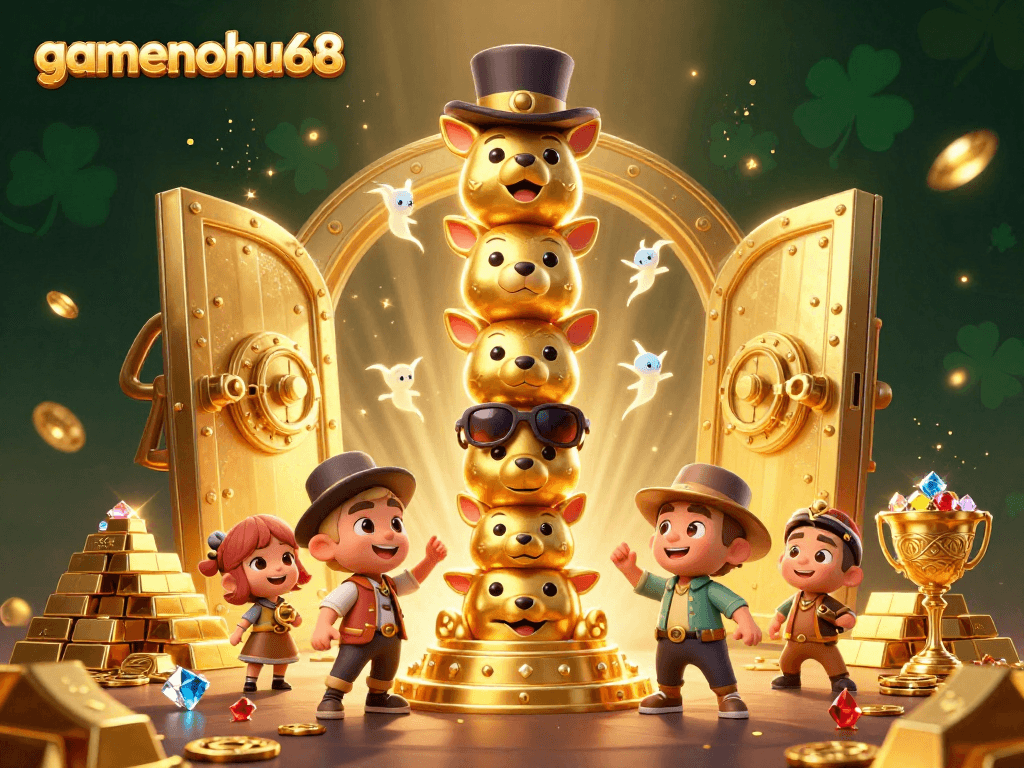 Win big at gamenohu68 with thrilling casino adventures featuring a totem and treasures.