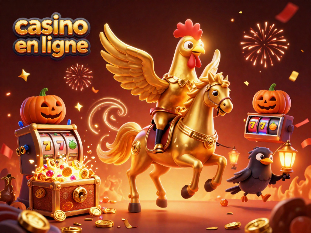 Casino en ligne : un ambiance explosive avec un coq doré et des éléments ludiques princiers.