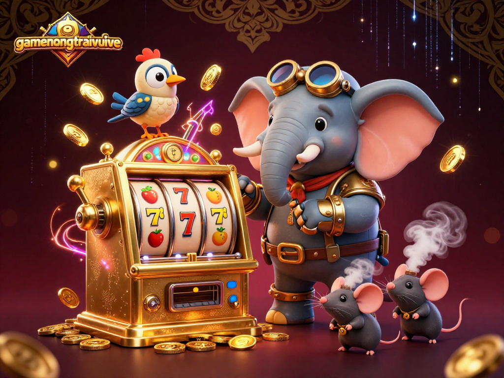 Engage with gamenongtraivuive and experience thrilling slot machines with steampunk characters.