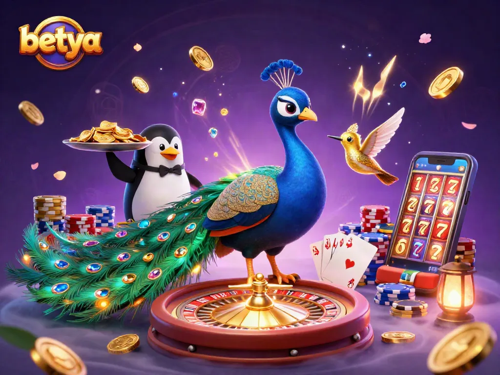 Engage with exciting horse racing action at betya, featuring colorful characters and dynamic betting visuals.