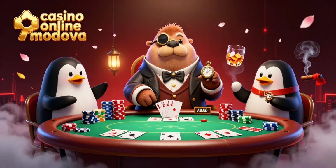 Jucați la casino online Moldova cu o ilustrație detaliată a unei mese de poker subacvatice