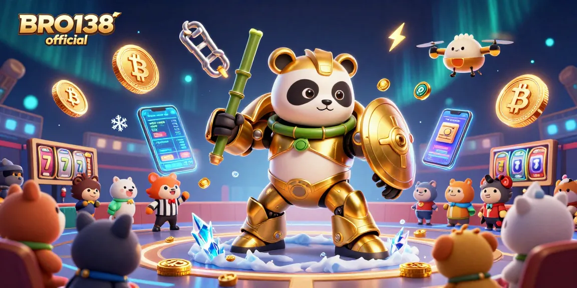 Experience thrilling gameplay with BRO138 official, featuring vibrant slot machines and dynamic casino elements.