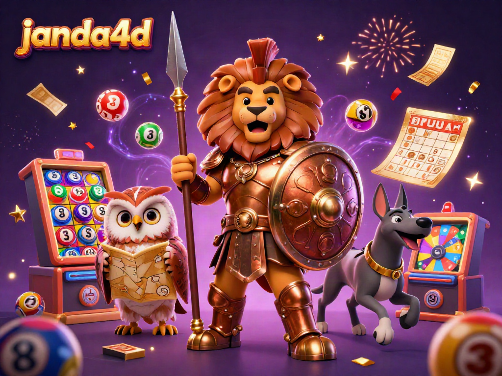 JANDA4D menawarkan pengalaman bermain slot yang seru dengan karakter lucu dalam ilustrasi 3D.