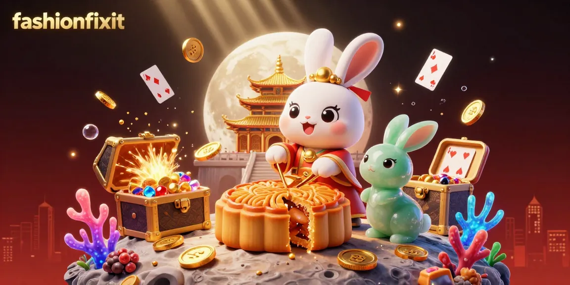 Experience thrilling wins with fashionfixit as a moon rabbit reveals hidden poker chips among casino treasures.