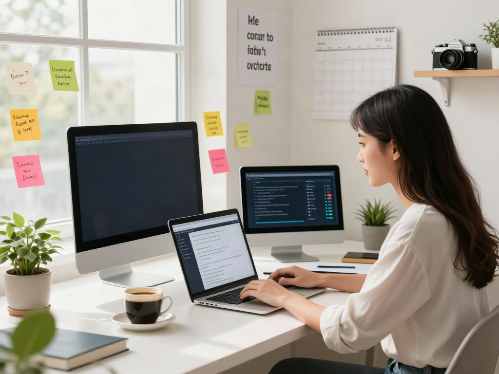 Generate Instagram Reel scripts with AI in a vibrant creative workspace.