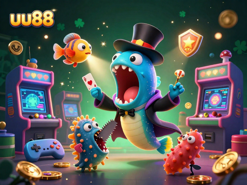 Engage with uu88 through a vibrant scene of sea creatures showcasing captivating casino action.