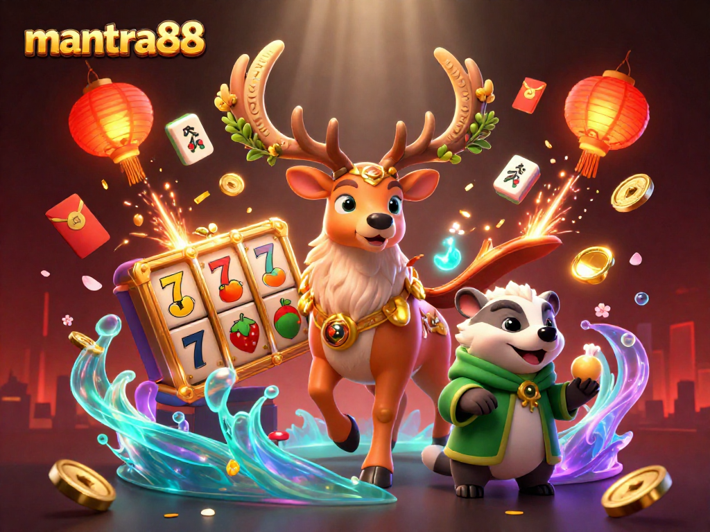 Experience the thrill of wins with mantra88's mobile slot games and vivid casino visuals.