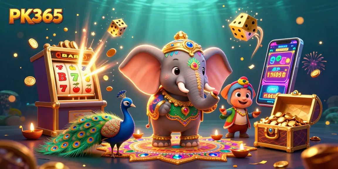 Experience thrilling wins with PK365's vibrant gaming scene filled with excitement and energy.