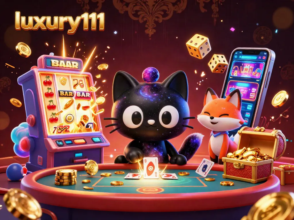 Mendapatkan kemenangan besar di luxury111 dengan kucing hitam galaksi dan mesin slot yang meledak penuh koin.