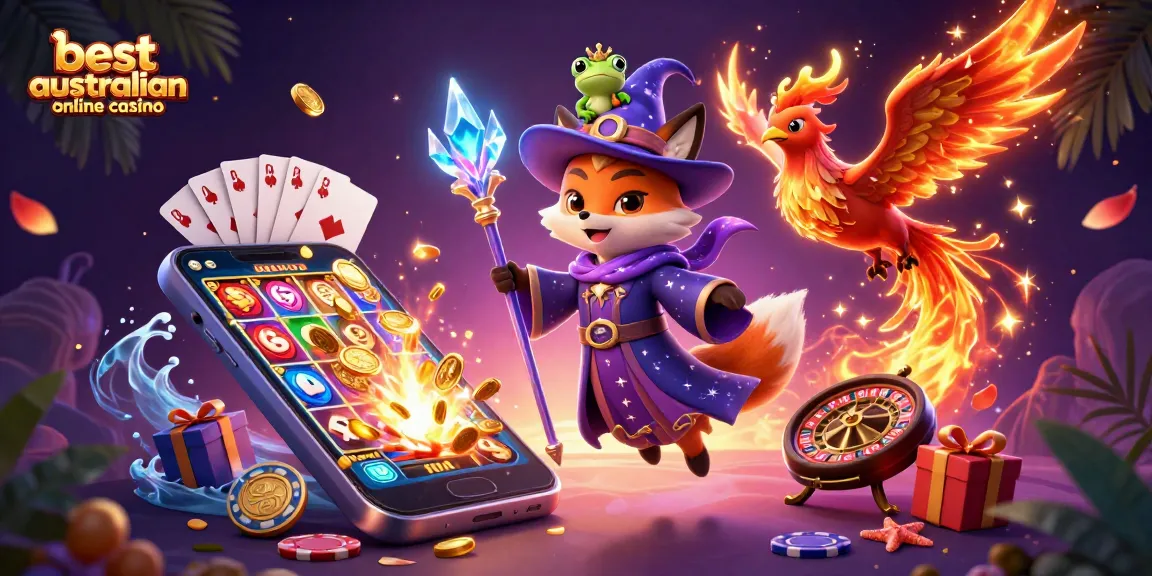 Engage with the best Australian online casino through dynamic gaming elements and vibrant characters in 3D.