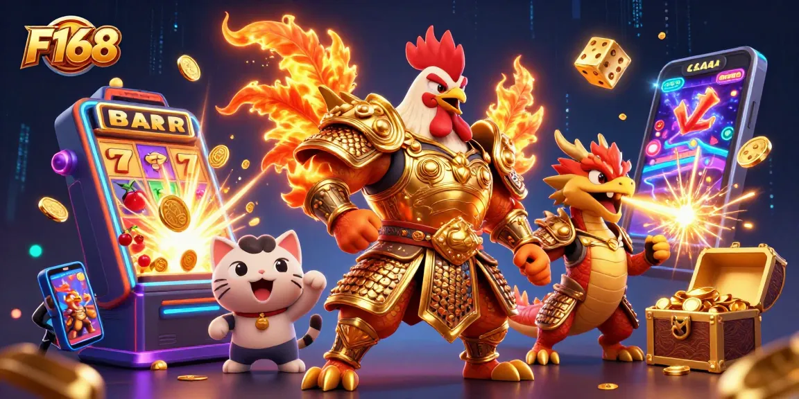 Experience thrilling gameplay at F168 with our exciting casino characters and vibrant visuals.