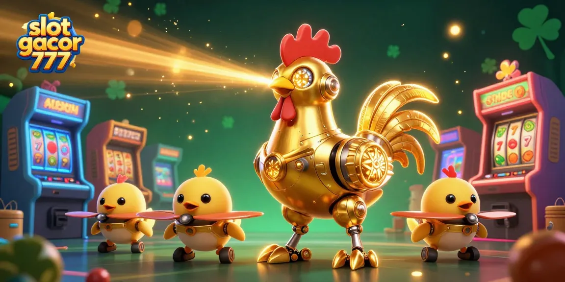 Mainkan slot gacor 777 di dunia kasino dengan robot ayam emas dan mesin slot yang mengagumkan.