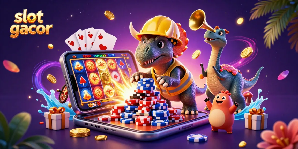 Experience the thrill of slot gacor with exciting 3D characters and dynamic casino elements.