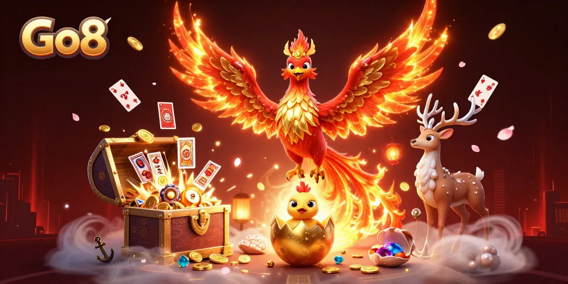 Experience the excitement of Go8 with dynamic characters and thrilling casino elements.
