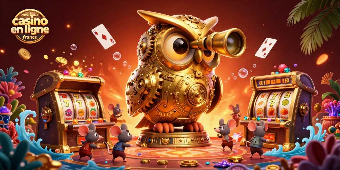 Profitez des jeux captivants dans le meilleur casino en ligne France avec cette scène riche en couleurs.