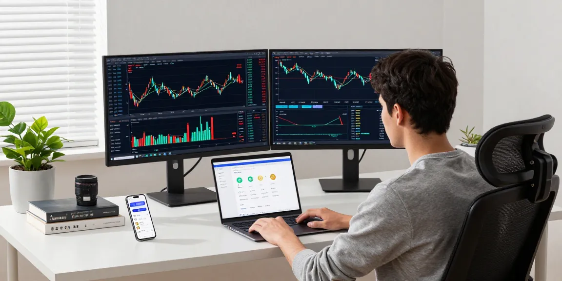 cloud mining without hardware setup in modern crypto workspace featuring trading charts, mobile wallet app, and DeFi platform.