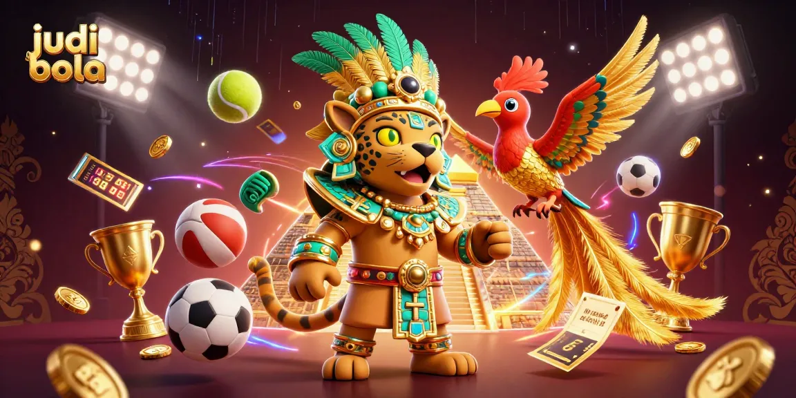 Experience the excitement of judi bola with dynamic sports elements and vibrant characters in action.