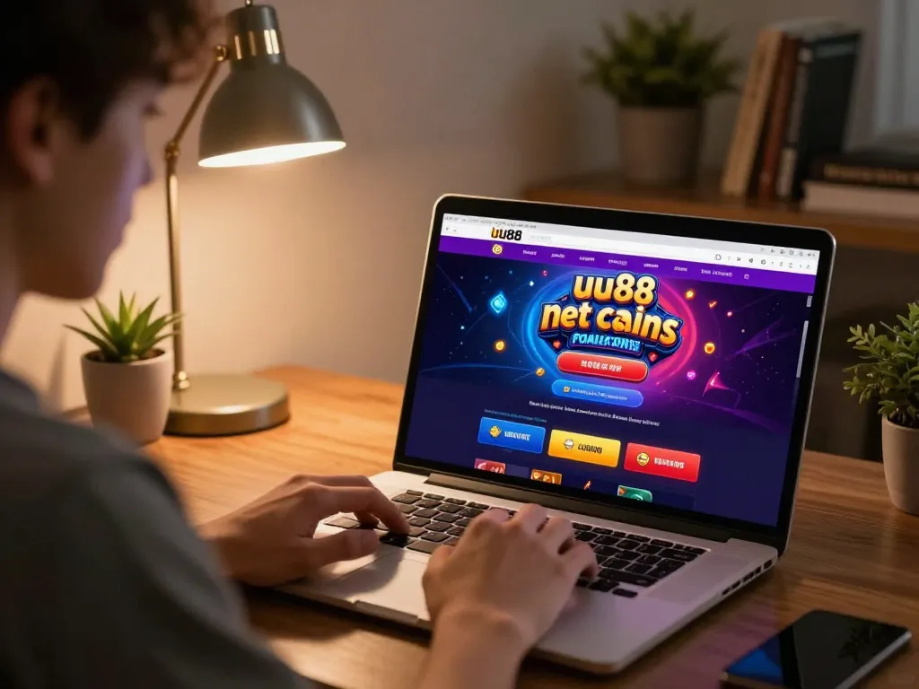Player enjoying a thrilling session on uu88 net, showcasing an engaging online casino interface.