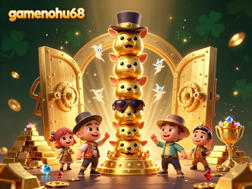 Win big at gamenohu68 with thrilling casino adventures featuring a totem and treasures.