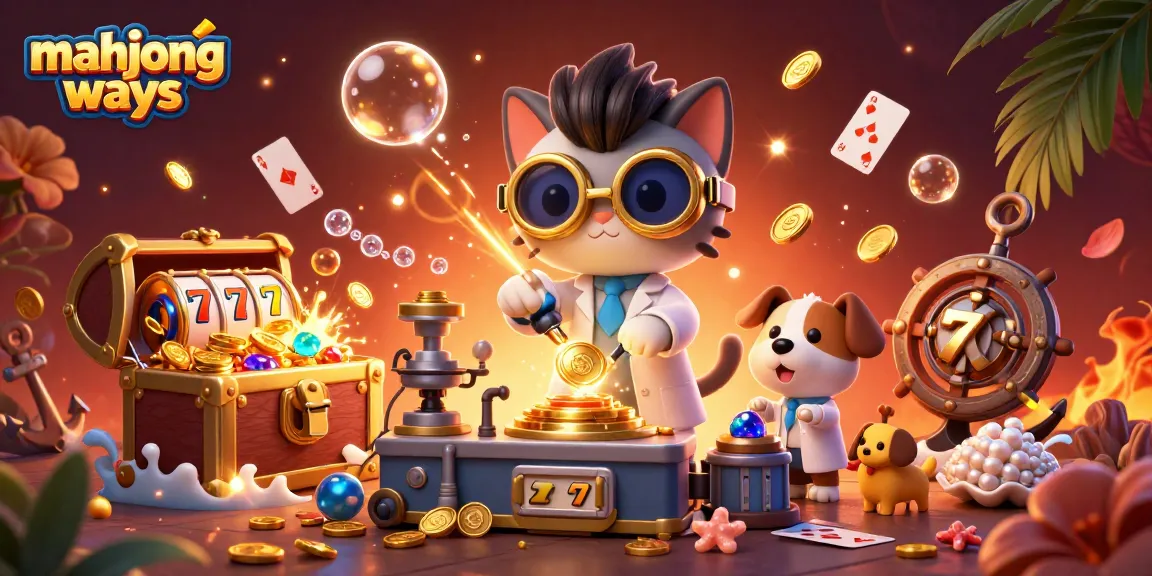 Engage with mahjong ways, featuring animated characters and casino elements for thrilling gameplay.