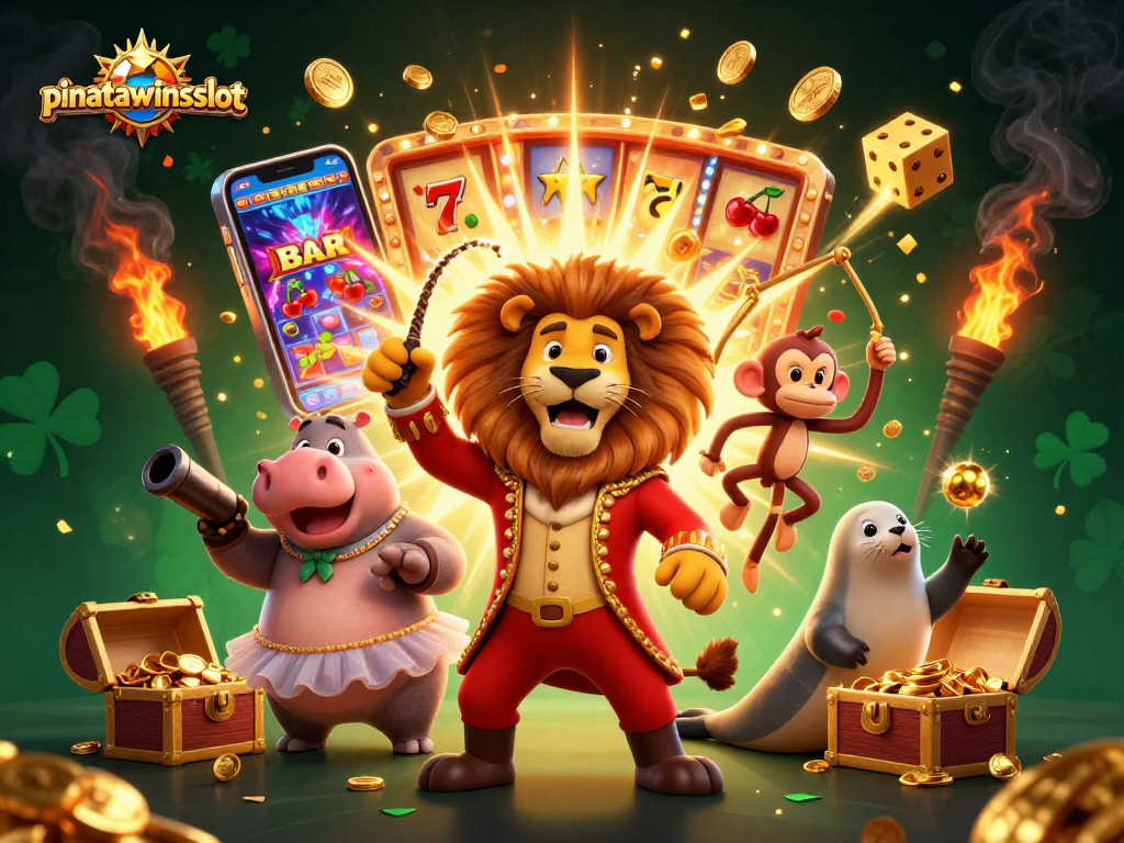 Experience the animated pinatawinsslot with vibrant characters and dynamic jackpot elements.