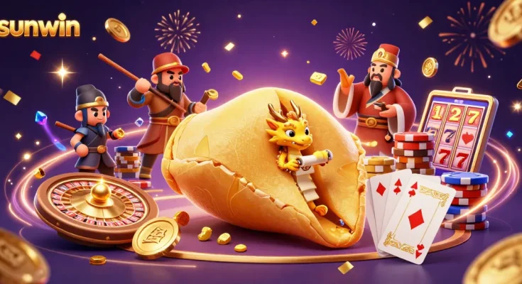 Engage with sunwin's immersive gaming experience with a dynamic scene filled with fortune and excitement.