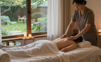 Experience ultimate relaxation with 서울출장안마 in a tranquil spa room featuring soft linens and calming ambiance.